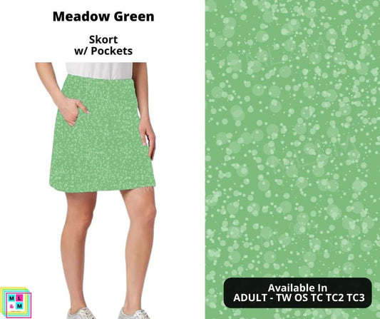 Meadow Green Skort