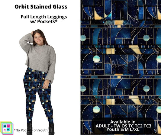 Orbit Stained Glass Full Length Leggings w/ Pockets