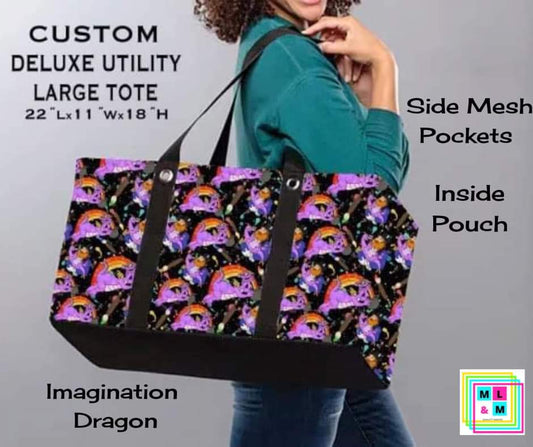 Imagination Dragon Collapsible Tote