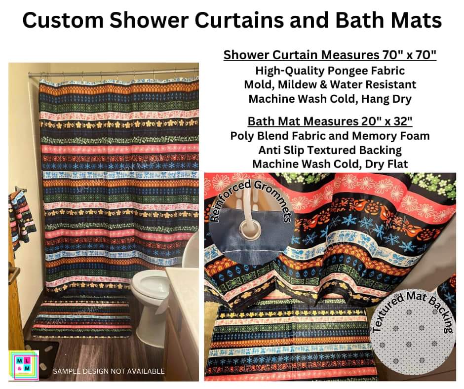 RTS Shower Curtains & Bath Mats