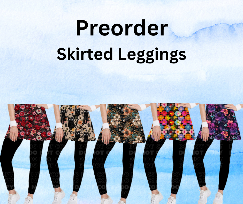 Preorder! Closes 11/25. ETA Jan. Run #246 Skirted Leggings