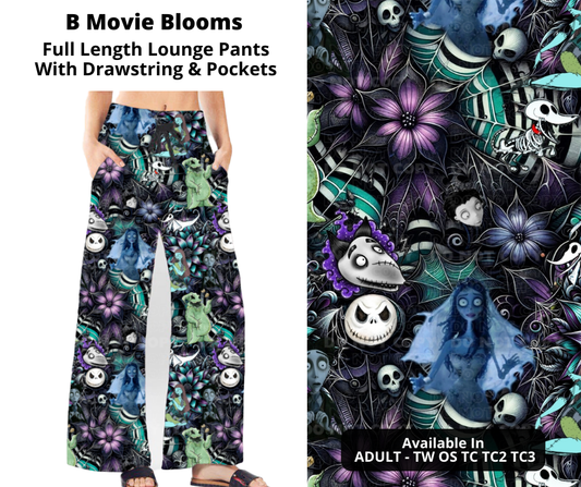 B Movie Blooms Full Length Lounge Pants