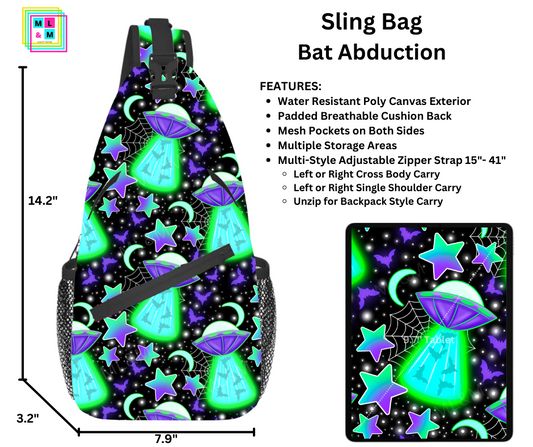 Bat Abduction Sling Bag