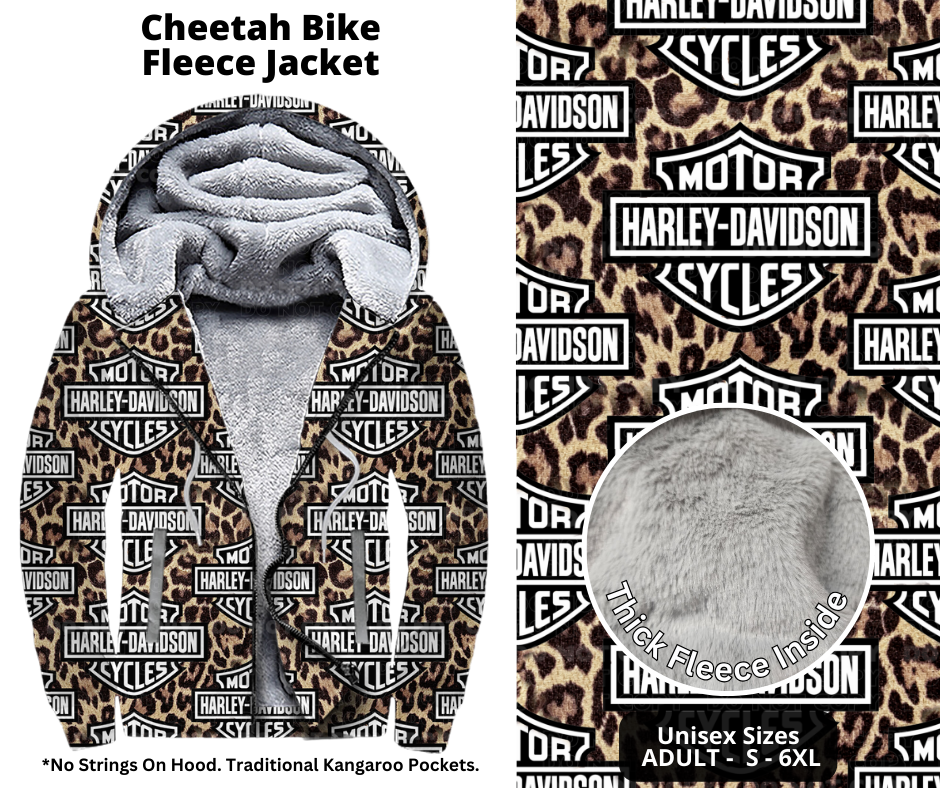 Preorder! Closes 10/21. ETA Jan. Cheetah Bike Jackets