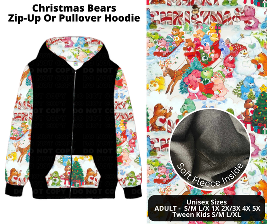 Christmas Bears Zip-Up or Pullover Hoodie