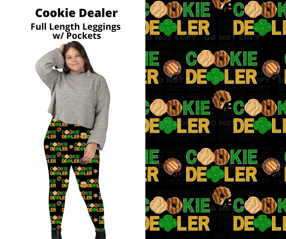 Cookie Dealer Full Length Leggings w/ Pockets