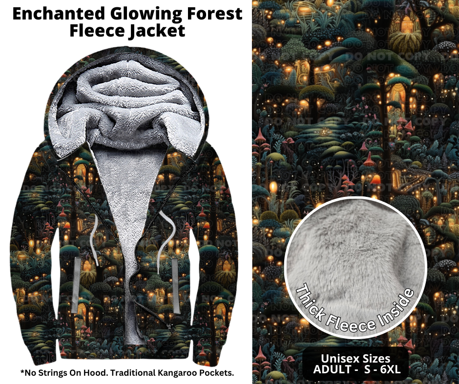 Preorder! Closes 10/21. ETA Jan. Enchanted Glowing Forest Jackets