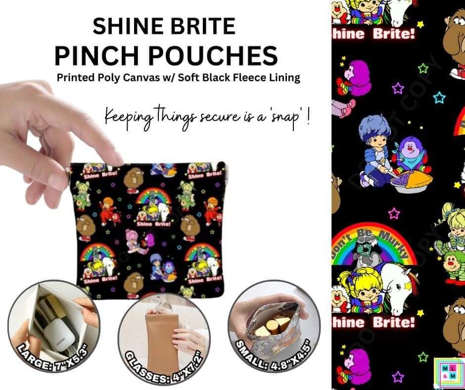 Shine Brite Pinch Pouches in 3 Sizes