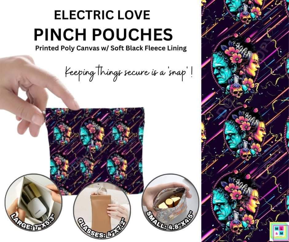 Electric Love Pinch Pouches in 3 Sizes