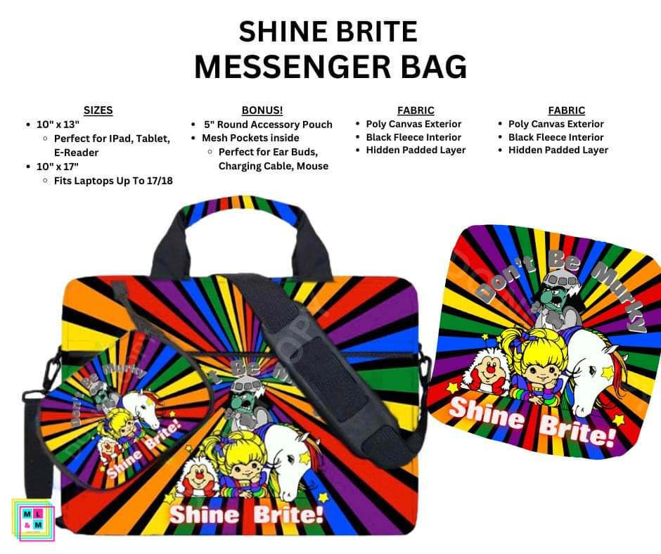 Shine Brite Messenger Bag