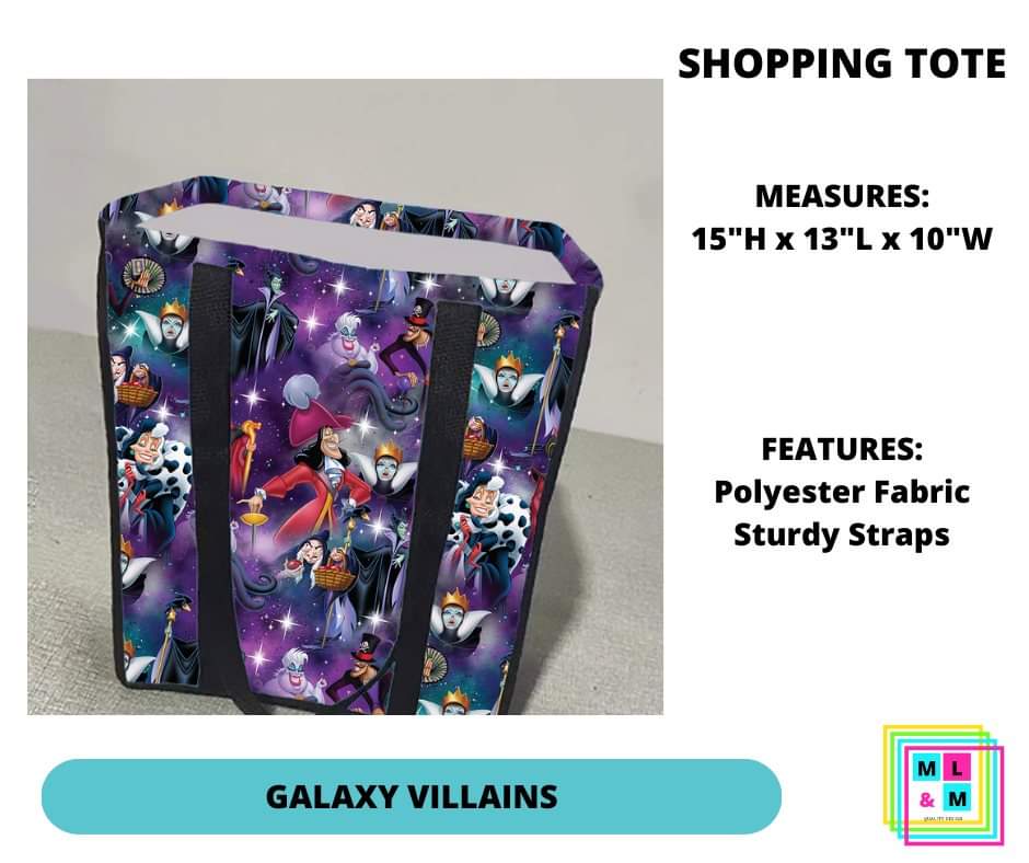 Galaxy Villians Shopping Tote