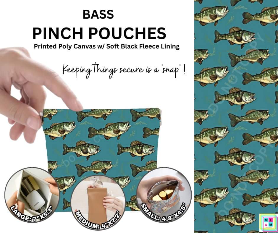 Bass Pinch Pouches