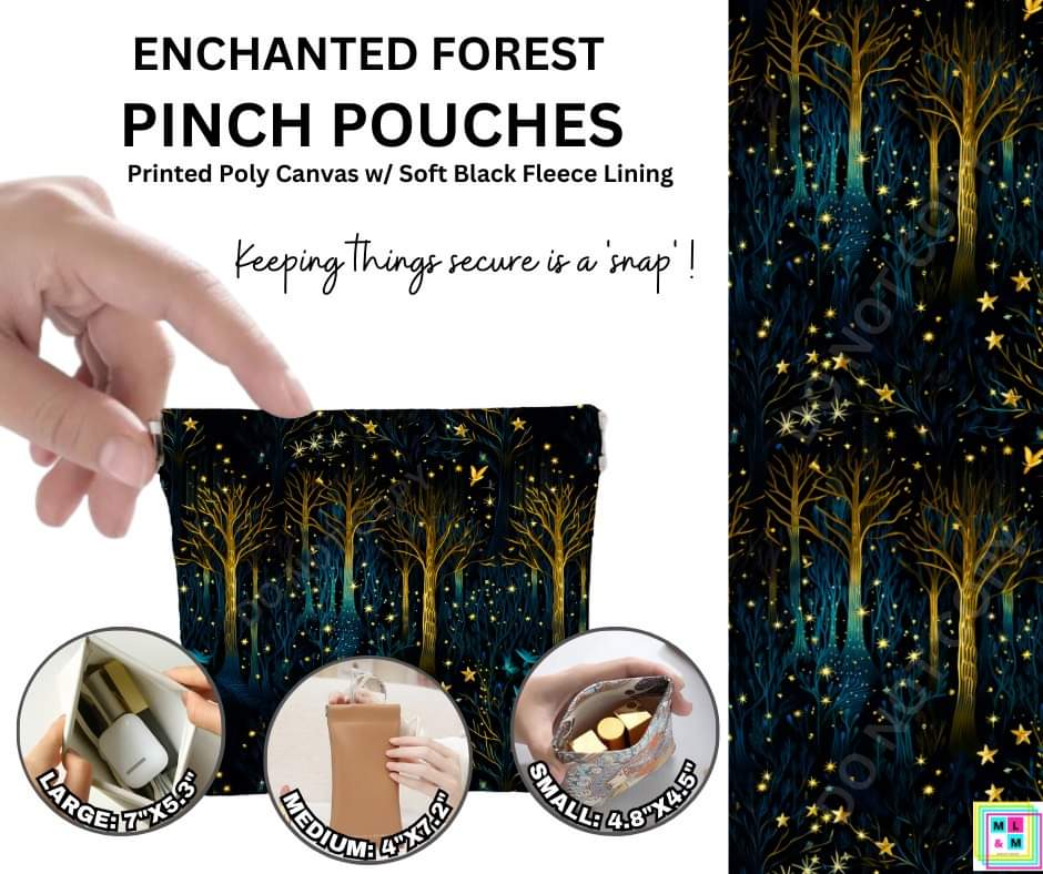 Enchanted Forest Pinch Pouches
