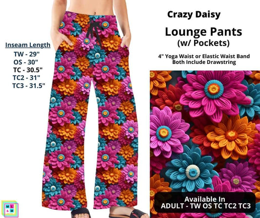Crazy Daisy Full Length Lounge Pants