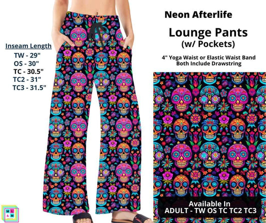 Neon Afterlife Full Length Lounge Pants