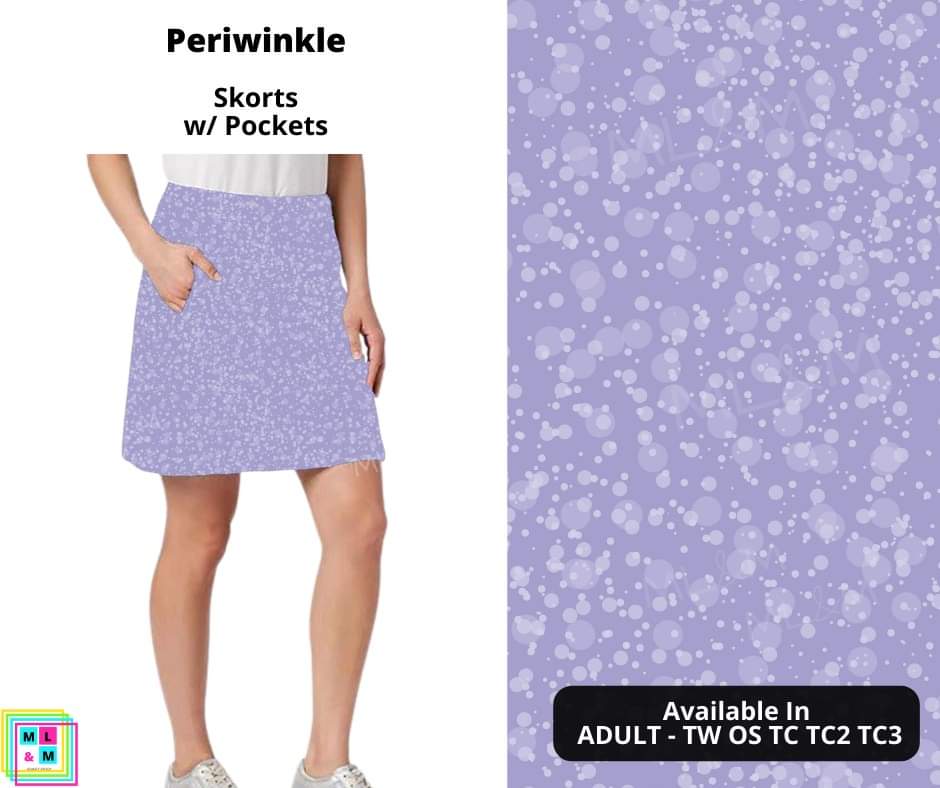 Periwinkle Skort