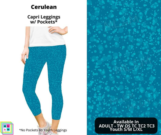 Cerulean Capri Length w/ Pockets