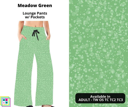 Meadow Green Full Length Lounge Pants