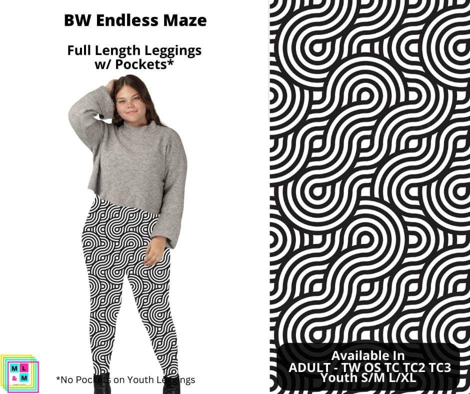 BW Endless Maze Full Length Leggings w/ Pockets