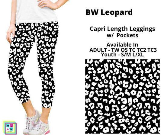 BW Leopard Capri Length w/ Pockets