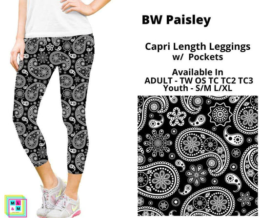 BW Paisley Capri Length w/ Pockets