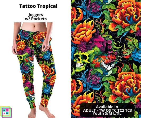 Tattoo Tropical Joggers