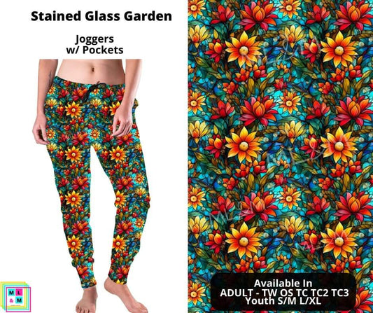 Stained Glass Garden Joggers