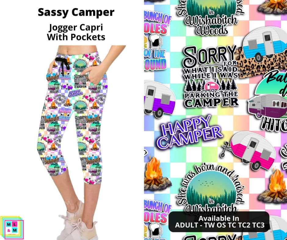 Sassy Camper Jogger Capri