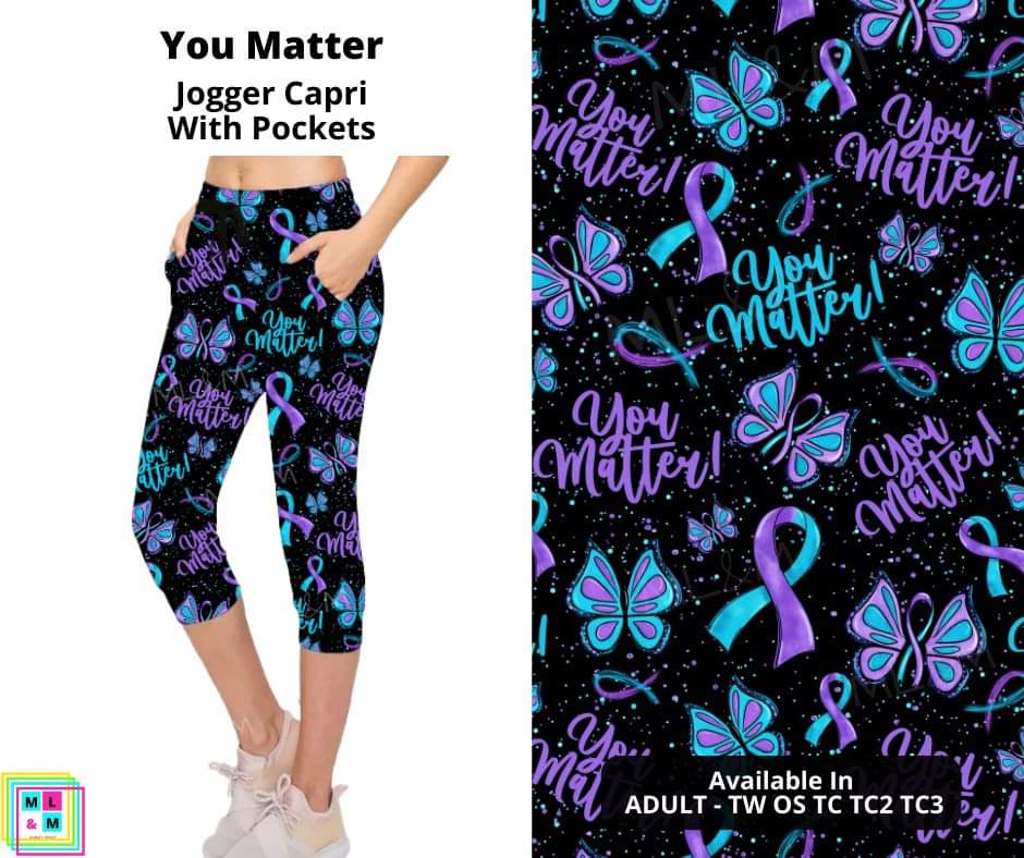 You Matter Jogger Capri