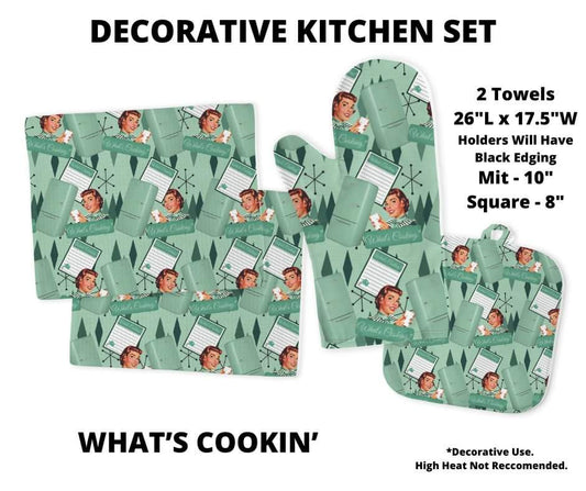 What's Cookin' Decorative Kitchen Set