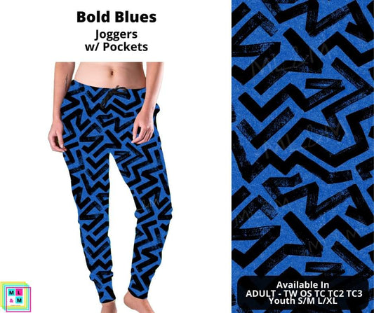 Bold Blues Joggers