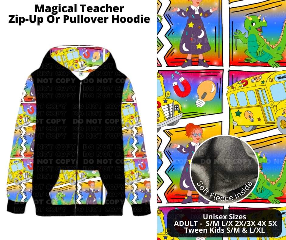 Magical Teacher Zip-Up Hoodie