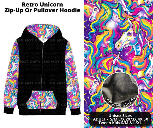 Retro Unicorn Hoodie