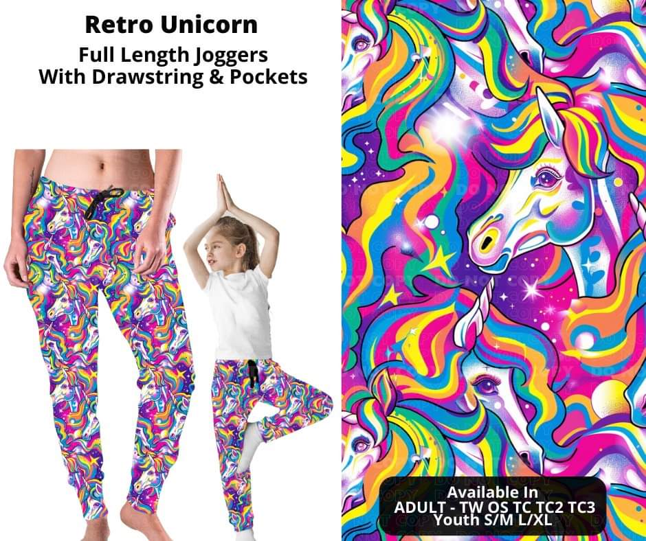 Retro Unicorn Joggers