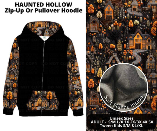 Haunted Hollow Zip-Up or Pullover Hoodie