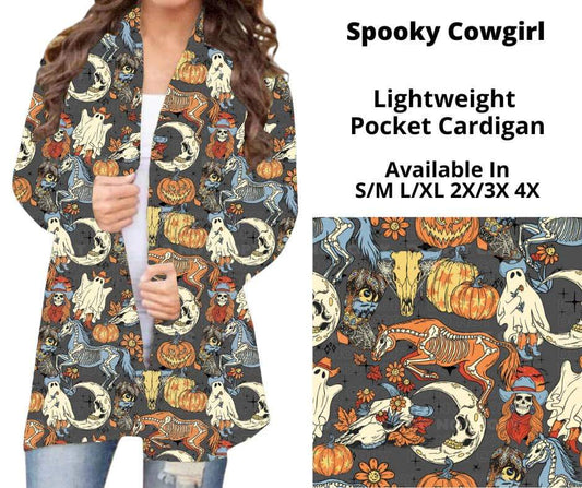 Spooky Cowgirl Pocket Cardigan