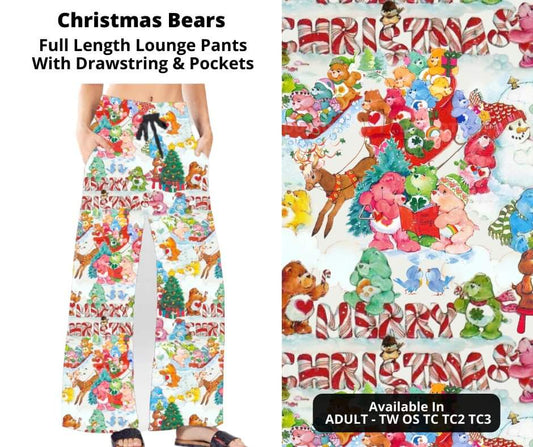 Christmas Bears Full Length Lounge Pants