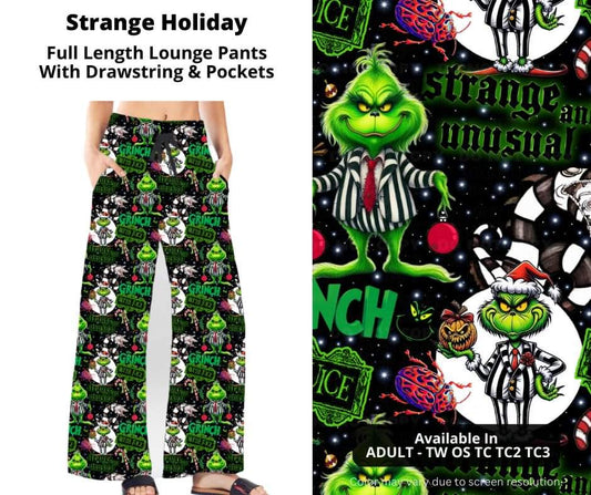 Strange Holiday Full Length Lounge Pants