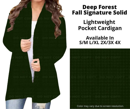 Deep Forest Pocket Cardigan