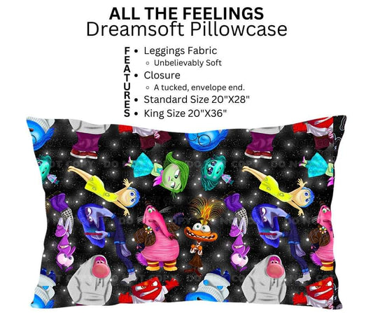 All The Feelings Dreamsoft Pillowcase