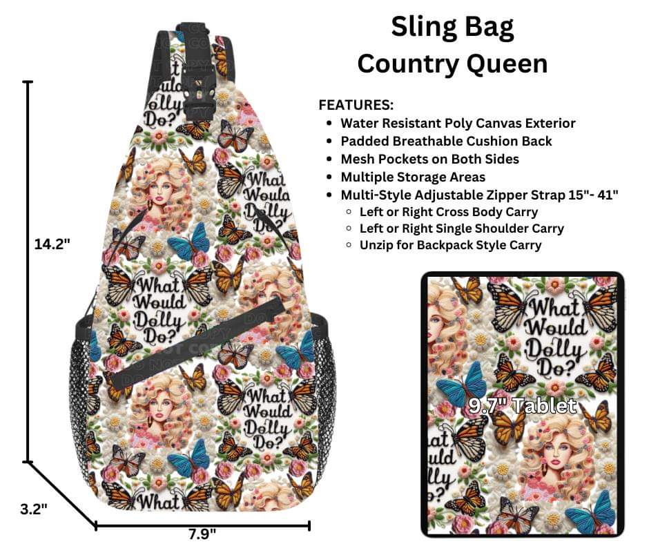 Country Queen Sling Bag