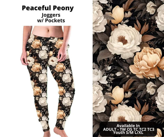 Preorder! Closes 10/23. ETA Dec. Peaceful Peony Joggers