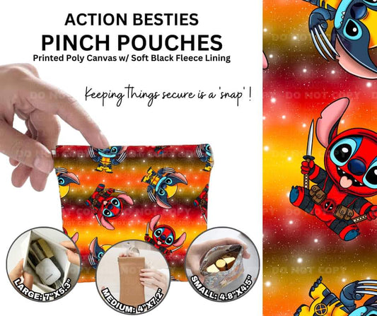 Action Besties Pinch Pouches