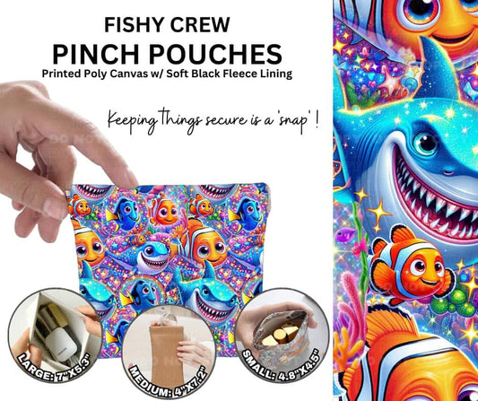 Fishy Crew Pinch Pouches