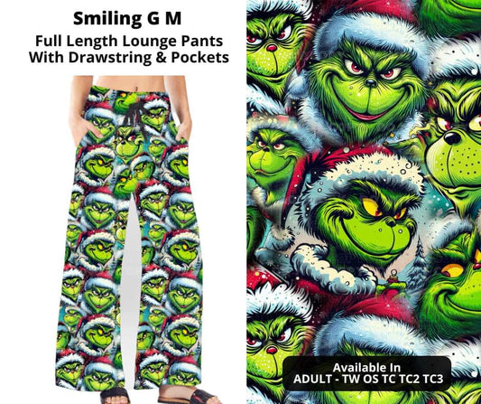 Smiling G M Full Length Lounge Pants