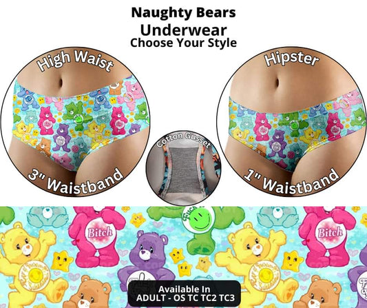 Naughty Bears Hipster & High Waist Underwear