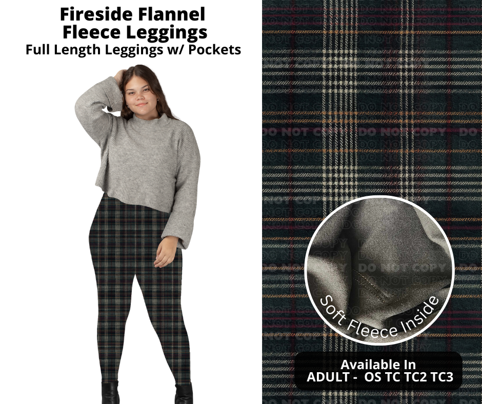 Fireside Flannel Fleece Leggings