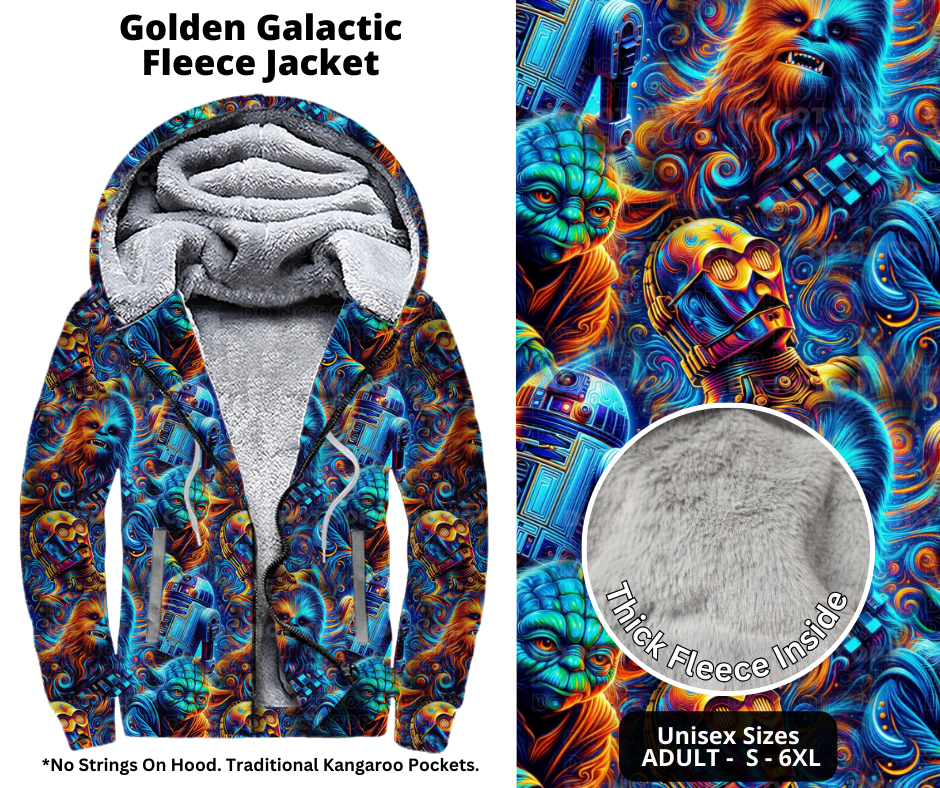 Preorder! Closes 10/21. ETA Jan. Golden Galactic Jackets