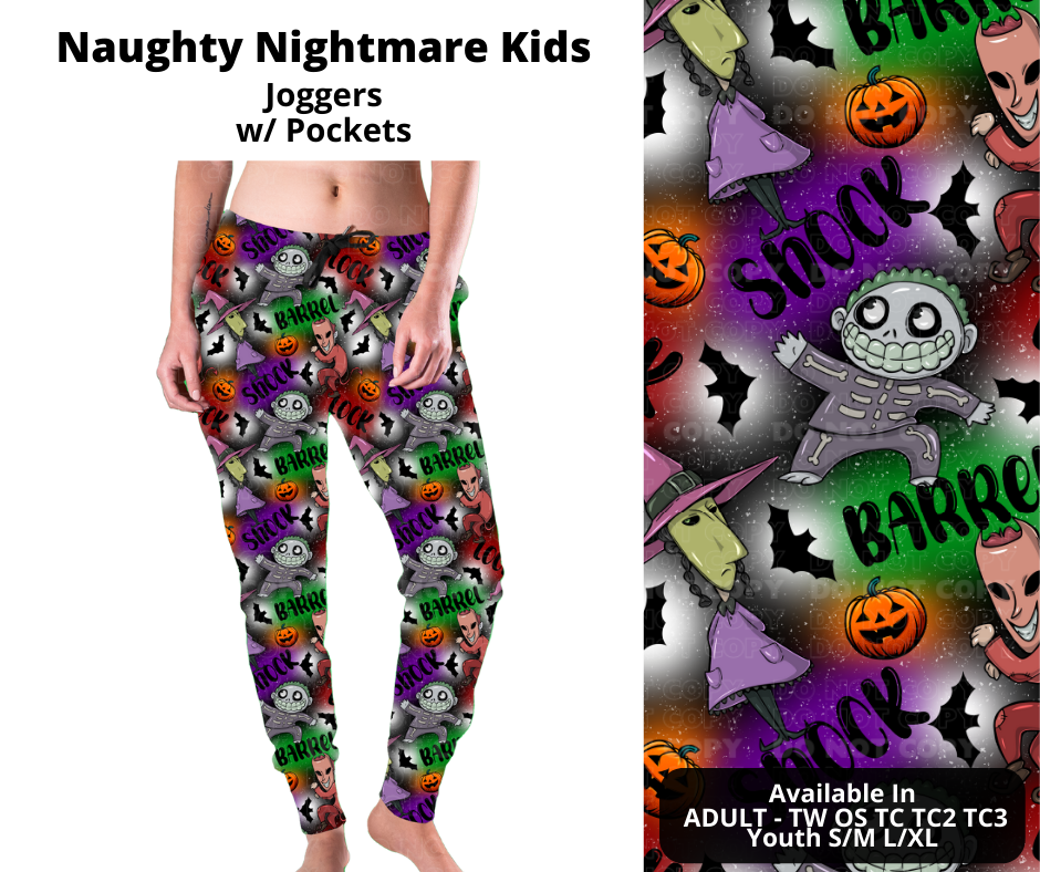 Naughty Nightmare Kids Joggers