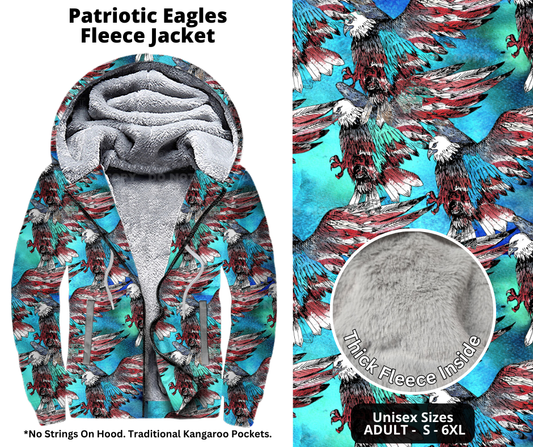 Preorder! Closes 10/21. ETA Jan. Patriotic Eagles Jackets